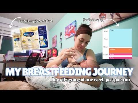 MY BREASTFEEDING JOURNEY | cluster feeding, lactation consult, let down, milk supply, essentials