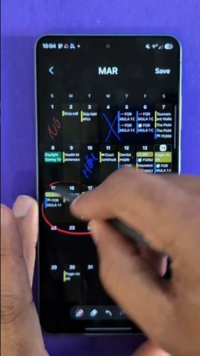 Galaxy S26 Ultra: Cómo escribir a mano en el calendario Samsung para personalizarlo. #TechTips