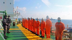 Indonesian Navy Seizes Oil Tanker Wanted in Cambodia