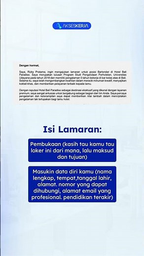 Cara Membuat Surat Lamaran Kerja yang Benar (Biar Gak DiSkip HR!)