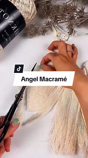 Cómo Hacer un Ángel en Macramé: Tutorial Paso a Paso