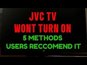 How to Fix JVC TV Won’t Turn On! USERS RECOMMEND THESE METHODS