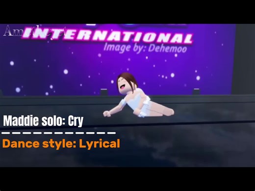 Cry presented by maddie// sorry for the loud music at the end\\\\ * *Hastags* * #fyp #viral #roblox #adc #dancemoms