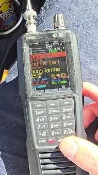 Uniden SDS150 Monitoring P25 Phase II Audio