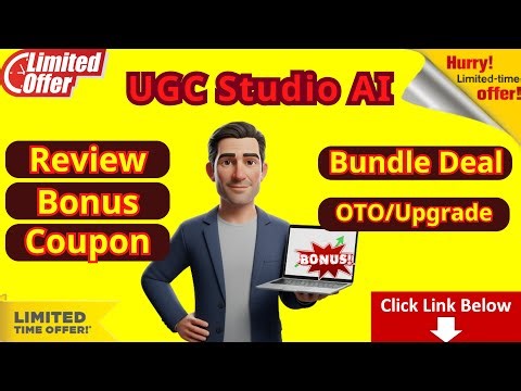 UGC Studio AI Webinar - UGC Studio AI Review - OTO - Bundle - Best Bonus