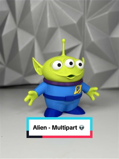 Alien - Multipart 👽 I have wanted this design for a long time 😍 You can find it in my MakerWorld account 🤘🏻 -Designer 👨‍🎨: derikrepto -Filament 🧵: PLA Bambulab -Download👨‍💻 : MakerWorld -Lyer heigh : 0.16 -AMS 🌈 : Not necessary -Supports ⛩️: Yes (very few) -Infill 🔗 : 10% -Number of Walls : 3 -Printer 🖨️: @BAMBULAB Official P2S ➡️ STL LINK IN BIO! ———————————————————- #alientoystory #toystory #fanart #3dprinting #3dprinter
