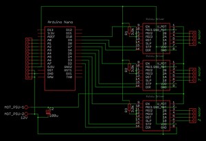 How to home two motors together and start with a push button