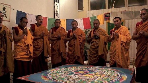 Mandala sacré du Tibet - Chant diphonique tibétain