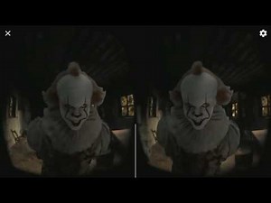 Escape Pennywise VR Google Cardboard 3D SBS Virtual Reality Video