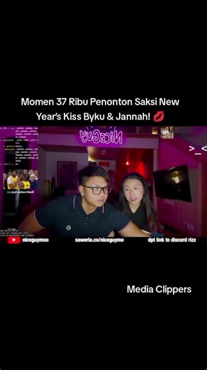 Momen 37 Ribu Penonton Saksi New Year’s Kiss Byku & Jannah!