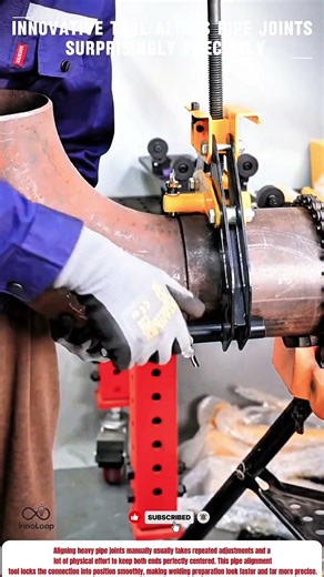 Innovative Tool Aligns Pipe Joints Surprisingly Precisely