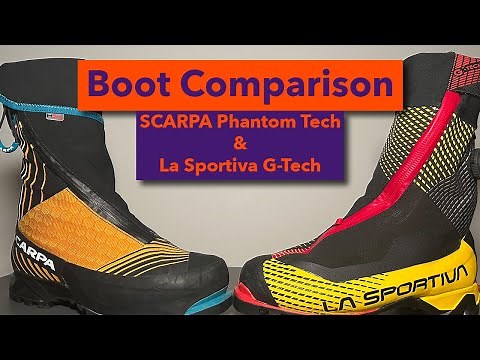 SCARPA Phantom Tech & La Sportiva G-Tech Comparison