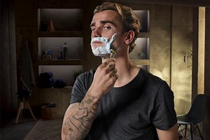 Gillette dévoile sa campagne publicitaire avec Antoine Griezmann