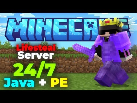 Minecraft public lifesteal smp like lapata smp free to join java + pe