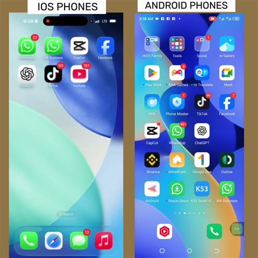 How to do sreen video recording on both android and ios phones