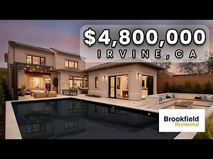 Experience IRVINE California LUXURY Living | New Construction MODEL HOME Tour with Casita & Pool
