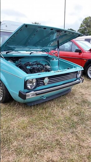 Clean MK1 Golf with Smoothed Engine Bay | Camper Jam 2025 | West Mid Dubs