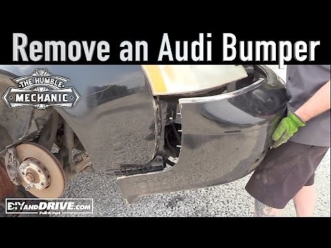 How To Remove an Audi Bumper ~ Salvage Yard Tips