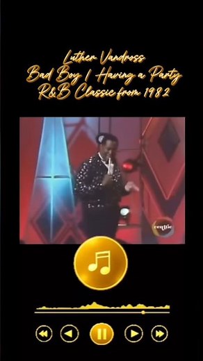 Luther Vandross – Bad Boy / Having a Party | R&B Classic from 1982 #musichistory