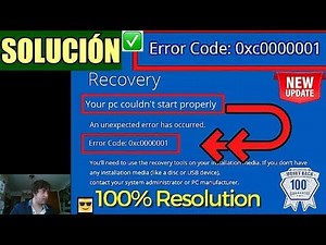 ✅ FIX Error 0xc0000001 Your PC could not start correctly Windows 11 10 8 7 2025 2026