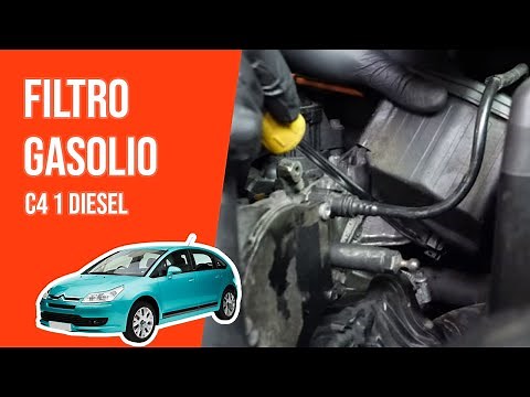 Comment remplacer le filtre à gasoil sur la Citroën C4 ?