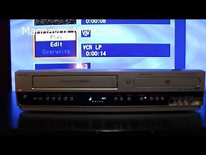 Magnavox MWR20V6 DVD/VHS Recorder/Player function check - 10/11/2021