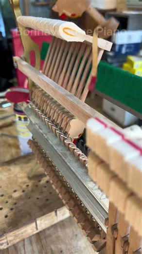 Yamaha U3 Piano – Keyboard & Action Removal