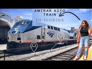 RIDING THE AUTO TRAIN WITH CAR II TO FLORIDA II ROOMETTE | VLOG 1 #Amtrak #autotrain