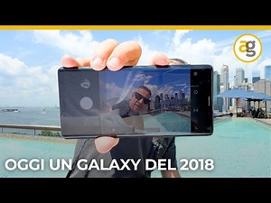 Retroprova GALAXY NOTE 9 con ANDROID 15 e AI