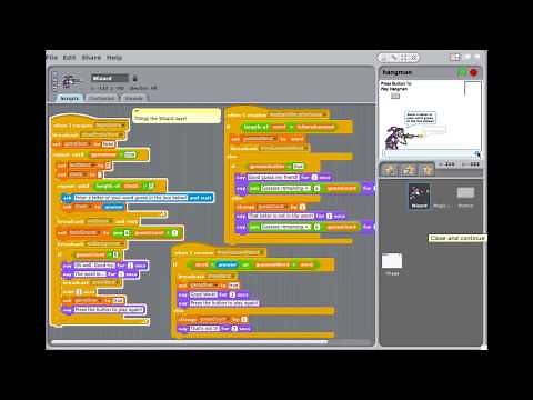 Hangman in Scratch