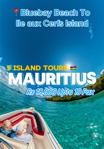 📍Bluebay > lle aux cerf | Rs 18,000 up to 10 pax | Private speed boat | Legend 28 ft / 300 hp | South East Coast 5 island Tours itinary • FREE Glass bottom visit Marine Park • Shipwreck 1902 on point desny reef • Ile aux aigrette snorkeling • Ile aux Fouquet lighthouse • Ile de la Passe Close Up • Grand river SE Waterfall close up view • lle aux Cerf & Ile aux Mangenie Full day [ 9.30 - 15.30 ] Soft drinks and water inc onboard Bbq lunch *cost extra * Up to 4 additional pax with 10 pax * extra