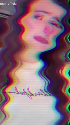 Person with Long Hair in Unique White T-Shirt