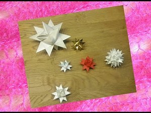 Fröbelsterne falten - Tutorial