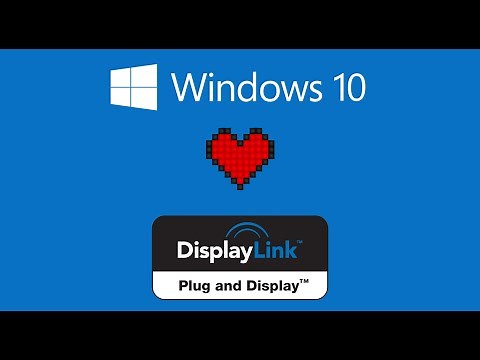DisplayLink Supported Natively in Windows 10 Anniversary Edition
