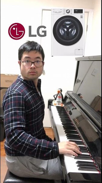 LG Washing Machine Tune on Piano