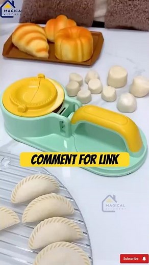 3-in-1 Dumpling Tool Every Home Chef Needs!Cut, fill, and press—all in one go Making dumplings