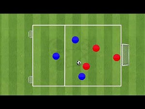 3v2 attacking drill