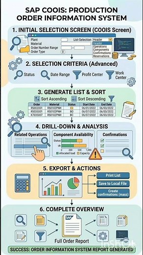 What is COOIS Transaction of SAP