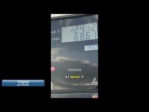 Geezer usually pays £130 to fill his car up, look how much it’s costs him now..
