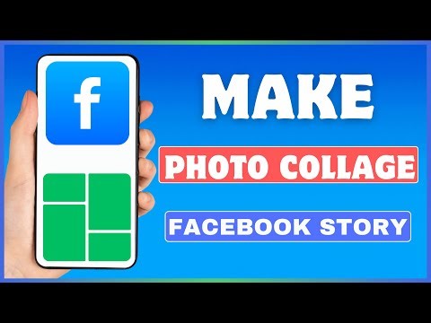 How To Make A Collage On Facebook Story | Create Photo Collage In Facebook Story