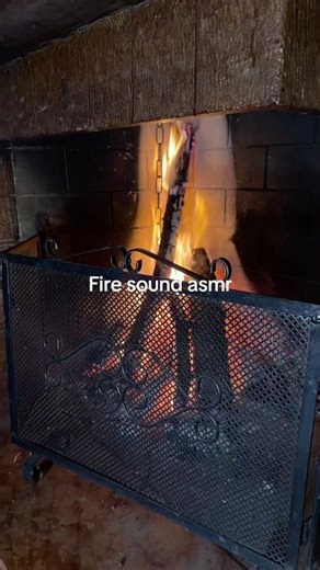 Asmr with Fire Sound #asmr #cozyambience #asmrsounds #asmrfire #asmrfireplace #fireplacesounds