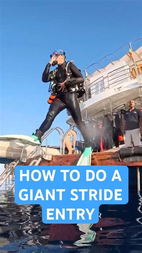 How To Do A Giant Stride Entry