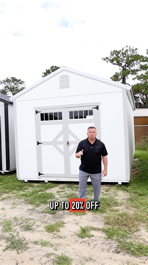 📣 Get Our 12 x 24 Utility For As Low As $99 / Month! 🤩 Get Up To 20% OFF Our Buildings In October 🌪️ Our Buildings Are Rated Up To 185 MPH Wind Loads! ⬇️ Message Us Now Or Visit Our Lot! 📍 5009 S Florida Ave, Inverness 📍709 S Scarboro Ave, Lecanto | Eternity Buildings