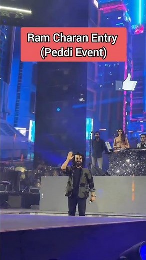 Ram Charan at Chikiri live event ‪@tv10_telugu‬