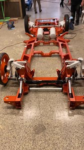 Back when we uncrated the #obs Roadster Shop chassis in the studio. #thehotrodshop #chevy #truck #chevytruck #obs #obstrucks #obschevy#hotrod #procharger | The Hot Rod Shop