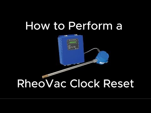 RheoVac Clock Reset
