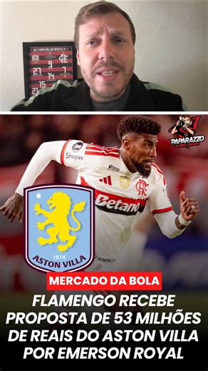 IS EMERSON LEAVING FLAMENGO?! FLAMENGO RECEIVES ASTON VILLA OFFER FOR THE PLAYER #flamengo #mengo