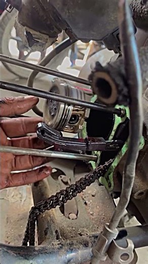 Motorcycle full engine remove #bike super Splendor bs4