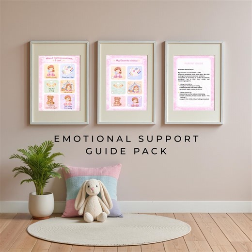 Kids Girls Emotions Pink Chart Printable – Emotional Regulation Tool, Calm Corner Poster, Parent Guide PDF - Etsy