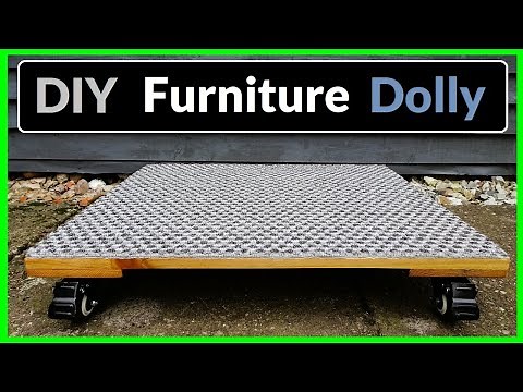 How to Make a Simple Furniture Dolly / Trolley